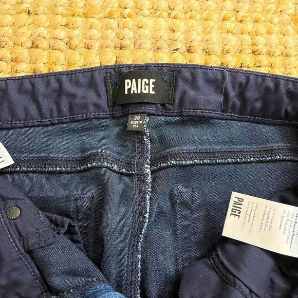 - Paige Skyline Skinny Jeans Womens Size 28 Blue Wash Stretch Denim - Picture 5 of 6